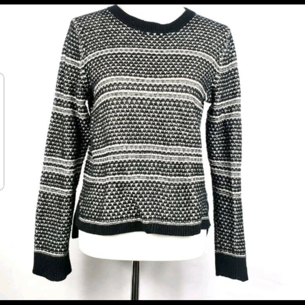 madewell cute fineprint sweater
